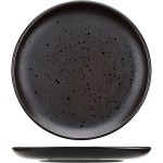 Тарелка плоская «Оникс»; керамика; D=27см; черный