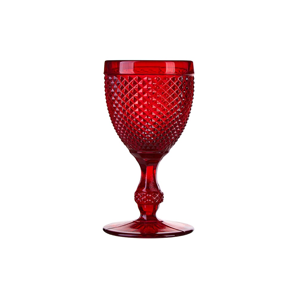 Бокал для вина «Бикос»; стекло; 280мл; D=88, H=170мм; красный