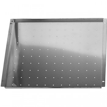 Держатель кухонного инв-ря настенный б/крюков; сталь нерж.; H=3, L=70, B=60см; металлич.