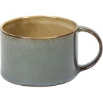 Чашка чайная «Тэрр де Рэ»; керамика; 190мл; D=80, H=51мм; серый, голуб.