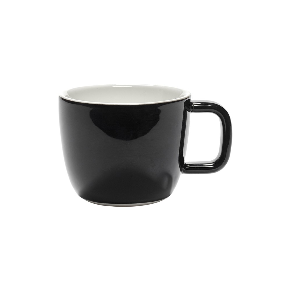 Чашка чайная «Пас-парту»; фарфор; 200мл; D=85, H=61мм; черный, белый