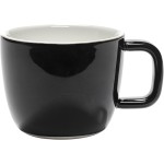 Чашка чайная «Пас-парту»; фарфор; 200мл; D=85, H=61мм; черный, белый