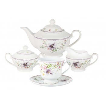 Чайный сервиз Селена, 6 персон, 15 предметов