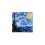 Тарелка квадратная Звездная ночь (В. Ван Гог), 13х13 см
