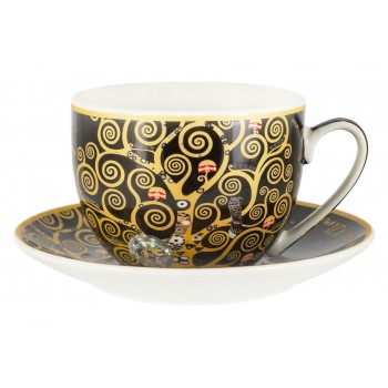 Чашка с блюдцем Древо жизни (Г.Климт),  0,26 л