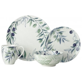 Обеденный сервиз Оливковая роща, 4 персоны, 16 предметов