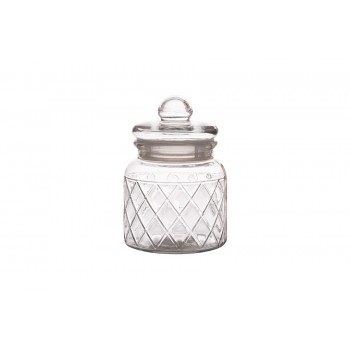 Банка для сыпучих продуктов Решётка, 0,65 л