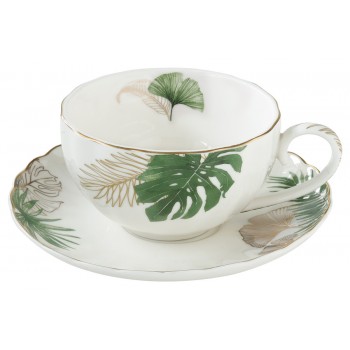 Чашка с блюдцем Экзотика, 0,2 л