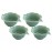 Набор из 4-х светло-зелёных салатников Мадагаскар, 10,5 см