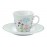 Чашка с блюдцем Цветение, 0,2 л