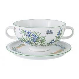 Суповая чашка на блюдце Летняя сказка, 0,5 л