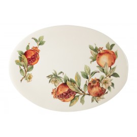 Блюдо овальное Гранат, 39х28 см