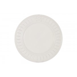 Тарелка обеденная Venice белая, 27.5см
