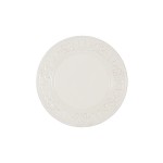 Тарелка закусочная Venice белая, 23 см