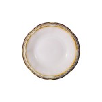 Тарелка суповая Pompeia кремовая, 23 см, 0,45 л