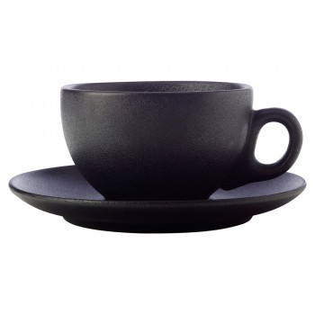 Чашка с блюдцем Икра черная, 0,25 л