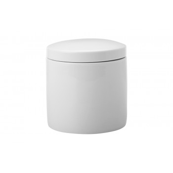 Банка для сыпучих продуктов Эпикур белая, 1 л