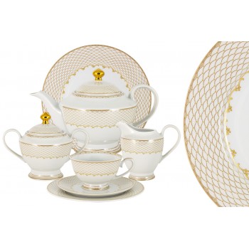 Чайный сервиз Бельведер, 12 персон, 42 предмета