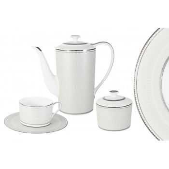 Чайный сервиз Жемчуг, 6 персон, 14 предметов
