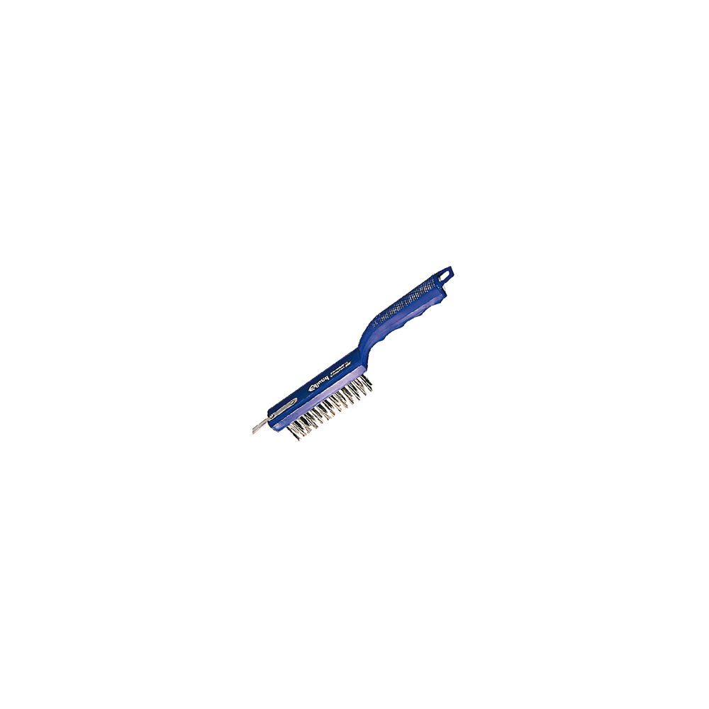 Щетка с ручкой; полиэстер; синий