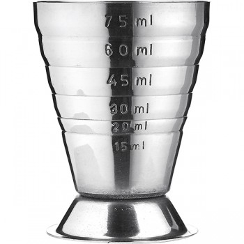 Джиггер 75мл с делениями; сталь нерж.; L=52мм