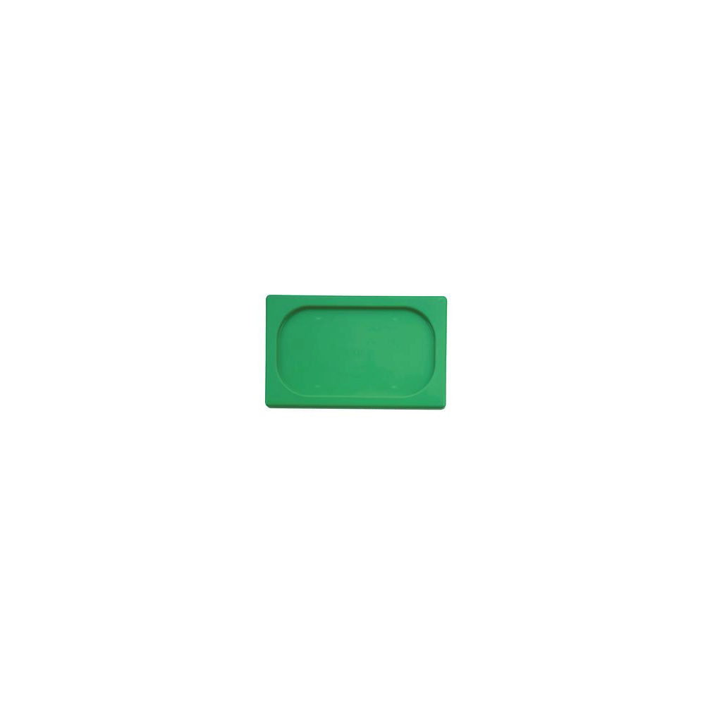 Крышка для гастр-ти (1/9); полипроп.; H=20, L=176, B=108мм; зелен.