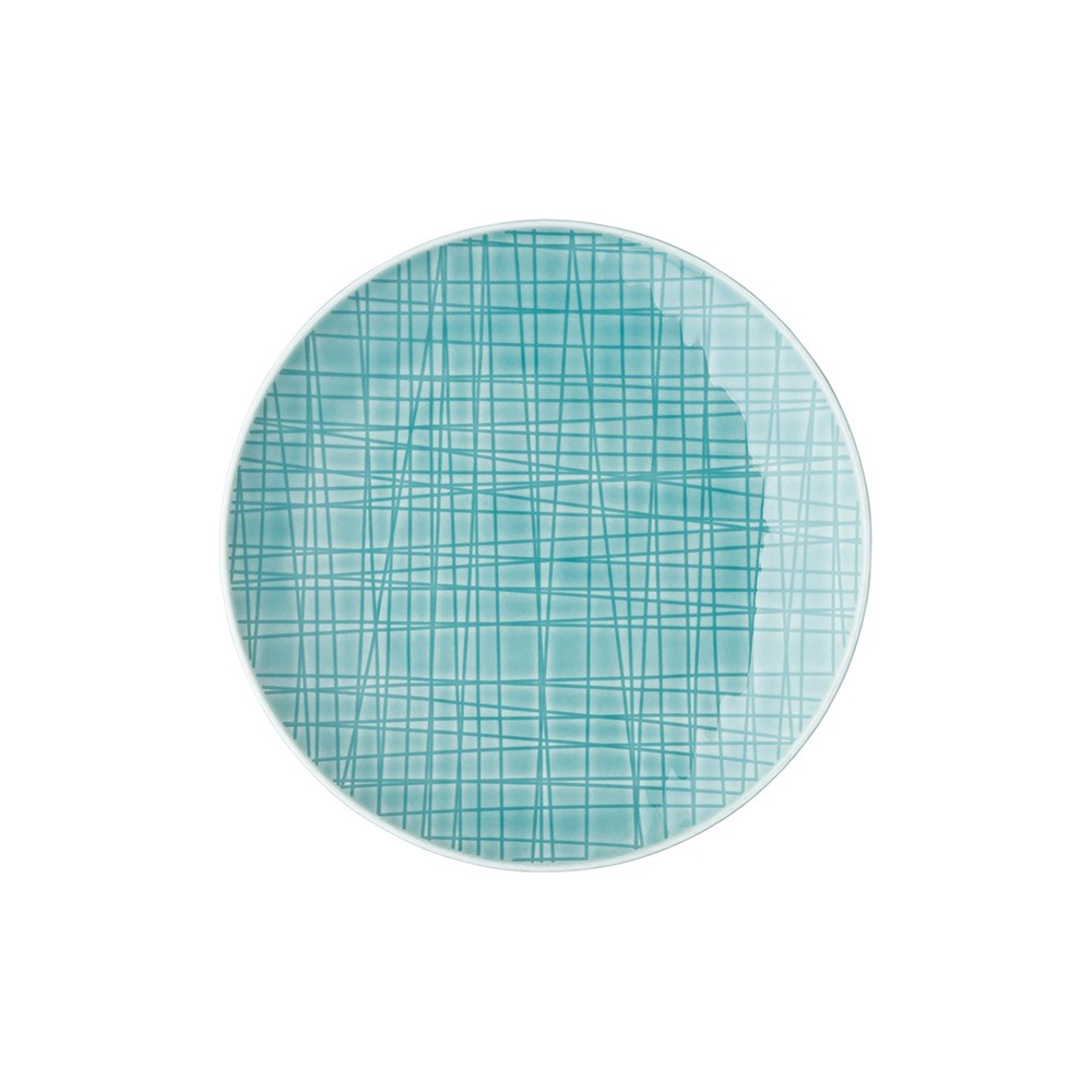 Тарелка мелкая; фарфор; D=15см; синий