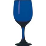 Бокал для вина «Гоблет»; стекло; 340мл; D=79, H=177мм; синий