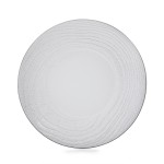 Тарелка «Свелл»; керамика; D=310, H=34мм; белый
