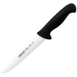 Нож для мяса «2900»; сталь нерж., полипроп.; L=320/180, B=25мм; черный, металлич.