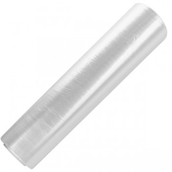 Пленка для упак. продукт. 300м 7мк; полиэтилен; B=30см; полупрозр.