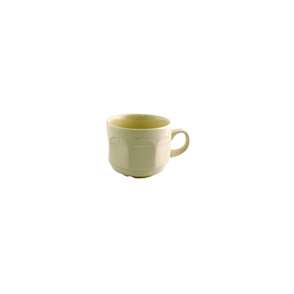 Чашка чайная «Монте Карло Айвори»; фарфор; 200мл; D=82мм; айвори