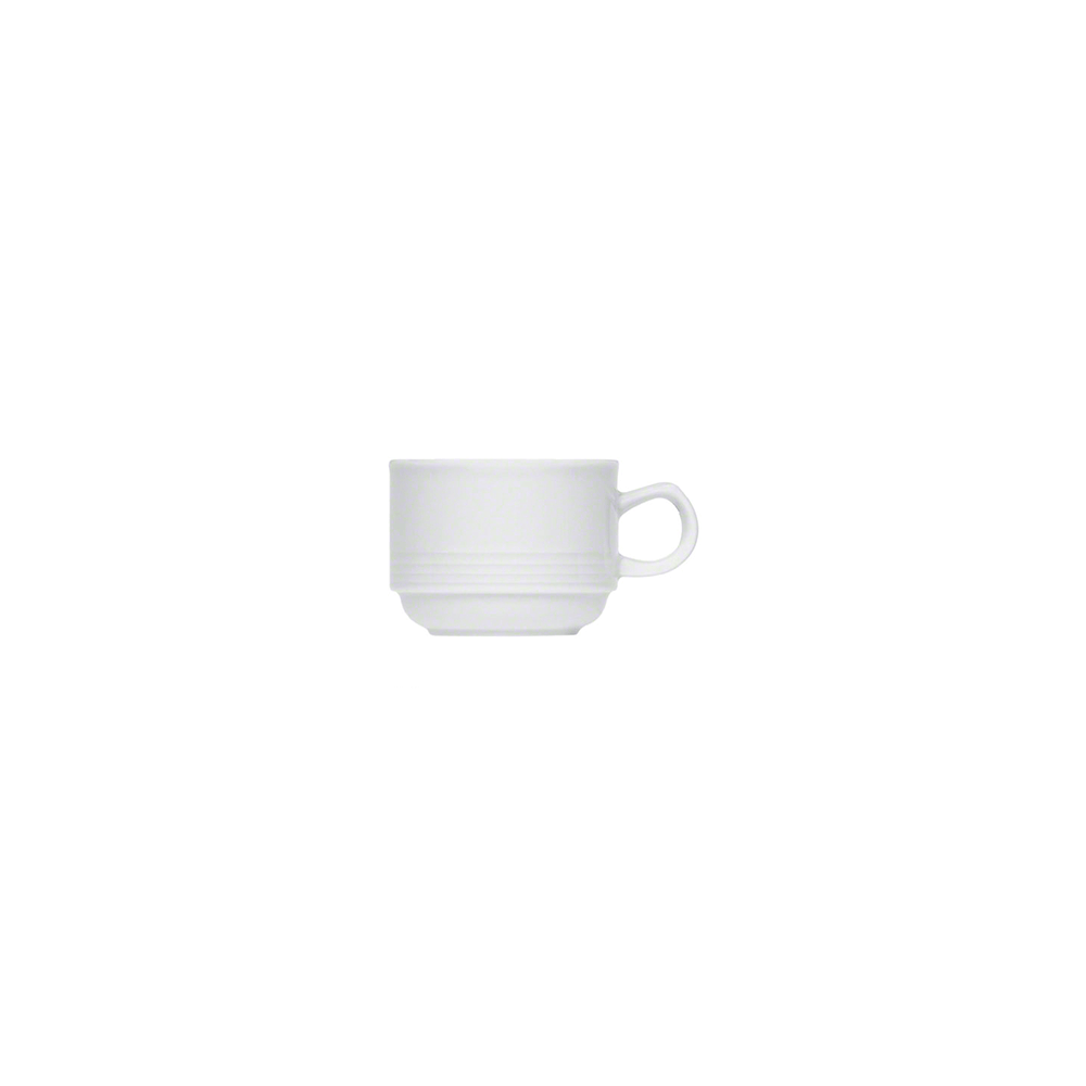 Чашка чайная «Диалог»; фарфор; 220мл; D=78, H=69мм; белый