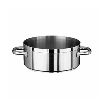 Кастрюля (индукция); сталь нерж.; 19, 5л; D=40, H=15, 5см; металлич.
