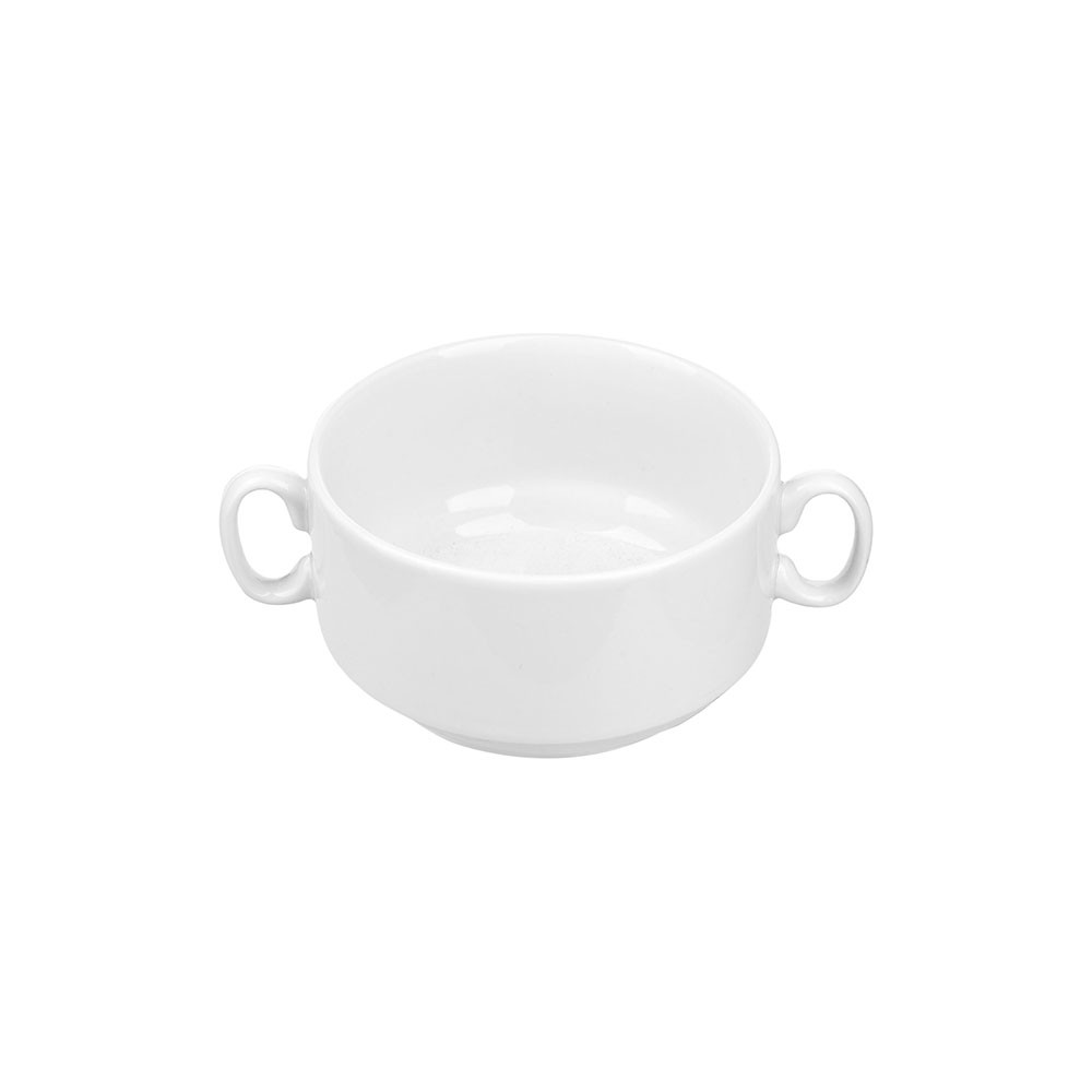 Чашка бульонная; фарфор; 300мл; D=105, H=57мм; белый