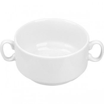 Чашка бульонная; фарфор; 300мл; D=105, H=57мм; белый