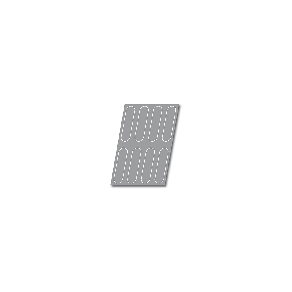 Форма кондитерская «Мини-багет» на листе 60*40см; силикон; H=30, L=259, B=64мм