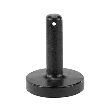 Темпер для отбивания мяса; эмалиров.чугун; H=17см; черный