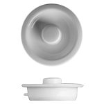 Крышка для чайника «Принцип»; фарфор; 1, 2л; D=115, H=45мм; белый