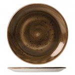 Тарелка мелкая «Крафт Браун»; фарфор; D=28, H=2см; коричнев.