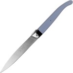 Нож для стейка; сталь нерж., пластик; L=110/225, B=15мм; серый