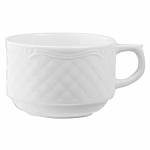 Чашка чайная «Афродита»; фарфор; 190мл; D=80, H=55мм; белый