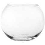Ваза-шар; стекло; 400мл; D=100, H=77мм; прозр.