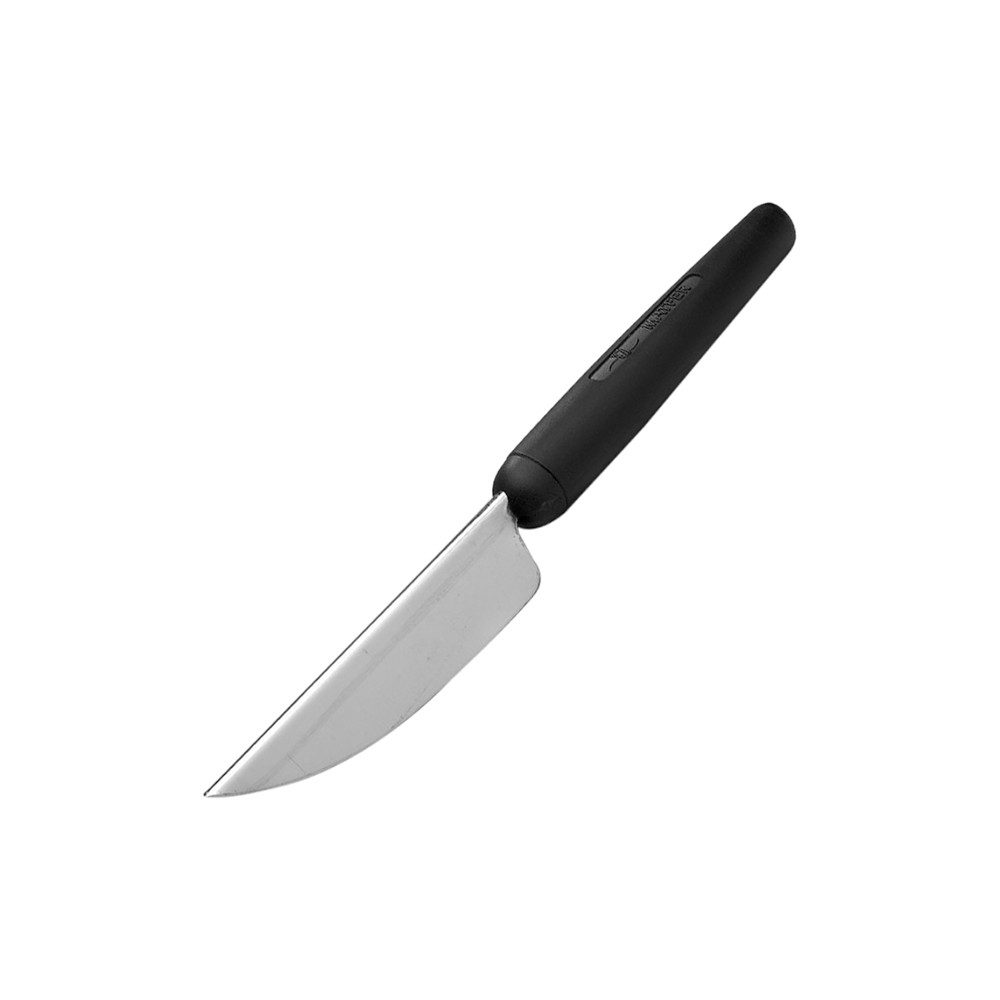Нож для декор. нарезки овощей и фруктов; металл, пластик; L=21см; металлич., черный