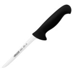 Нож для филе «2900»; сталь нерж., полипроп.; L=290/160, B=15мм; черный, металлич.