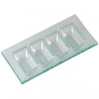 Менажница прямоугольная 4отд. «Криэйшнс»; стекло; H=2, L=30, B=15см; прозр.