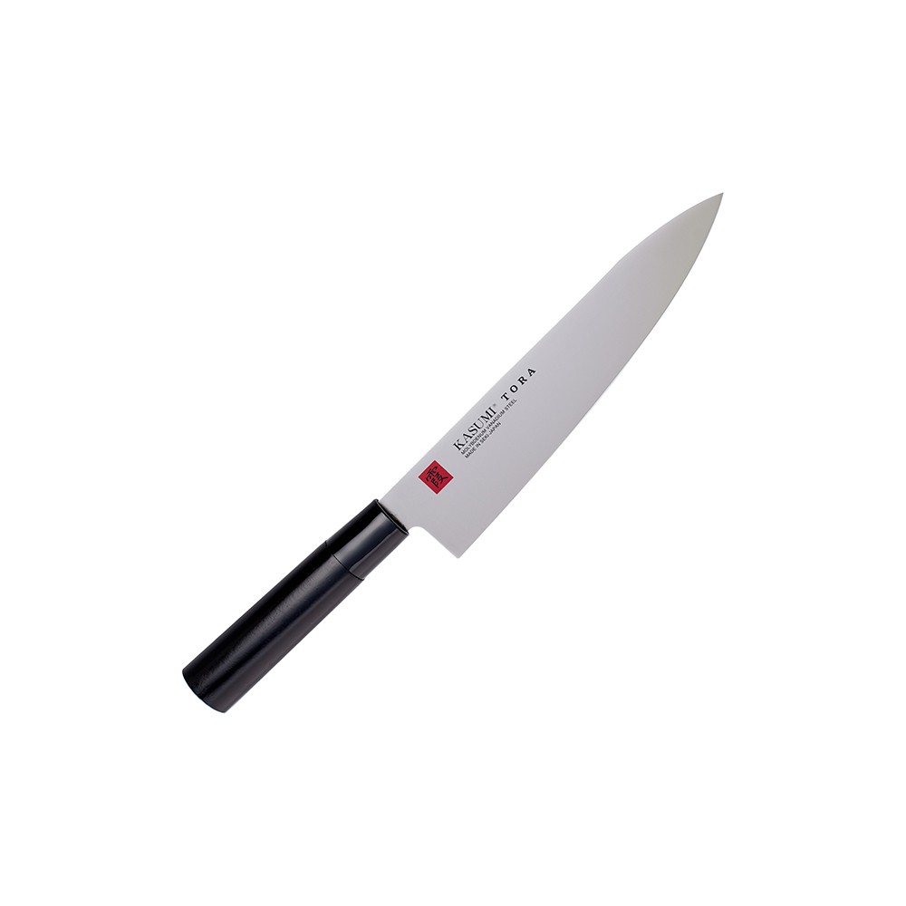 Нож кухонный «Шеф»; сталь нерж., дерево; L=33/20см; металлич., черный