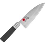 Нож кухонный «Токио» односторонняя заточк; сталь нерж., пластик; L=285/150, B=47мм