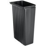 Бак для мусора; пластик; 30л; H=56, L=33, B=24см; черный
