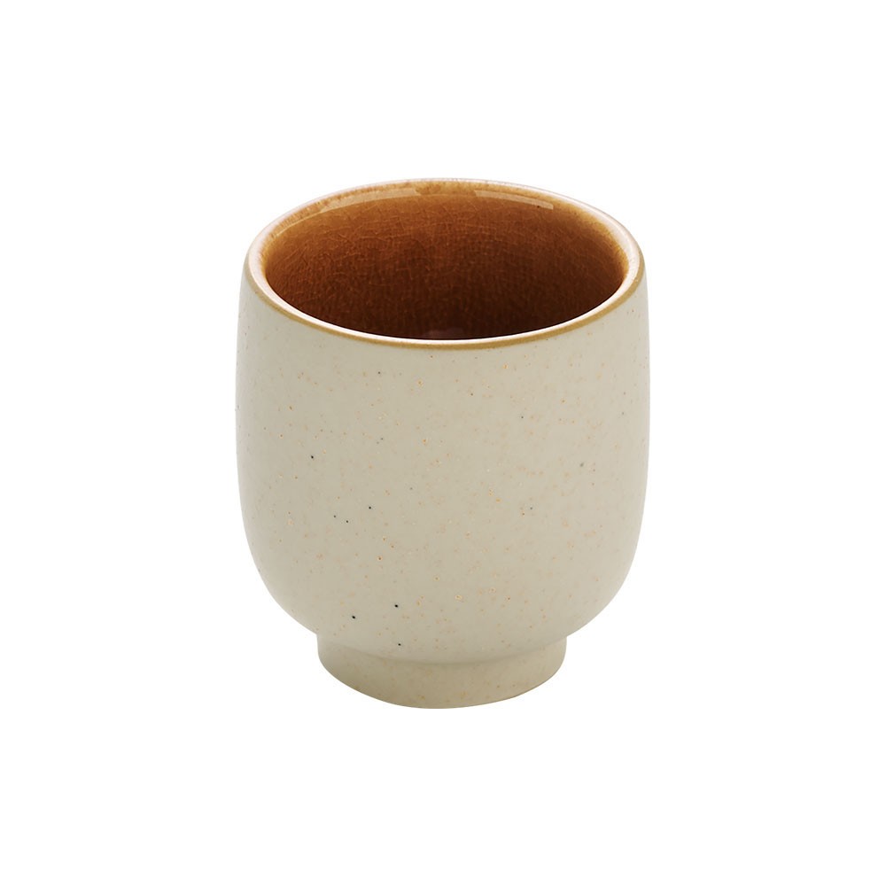 Чашка кофейная; керамика; 100мл; коричнев.